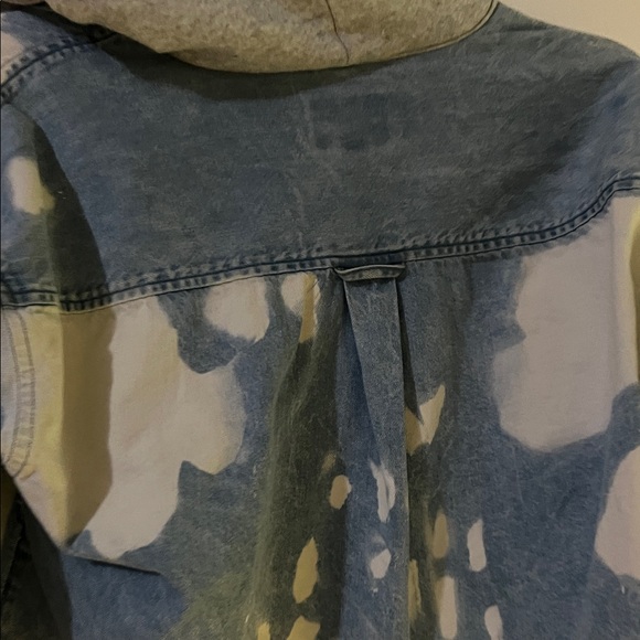 NWOT American Eagle Hoodie Denim Jacket - Picture 5 of 6